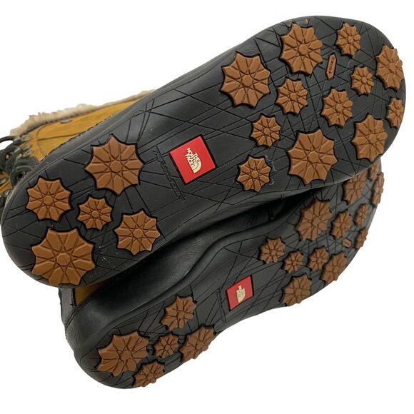 The North Face Janey Waterproof Suede Leather Lace Up Insulated Boots Womens 5.5 - Picture 8 of 10